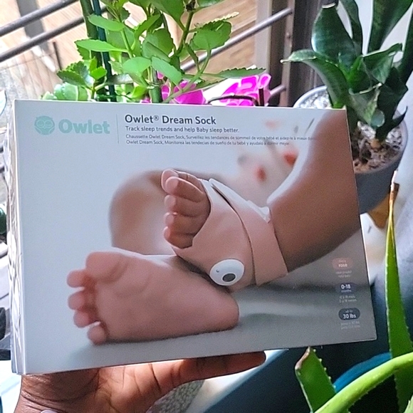 🆕️Owlet® Dream Sock Baby Monitor - Dusty Rose - Picture 2 of 8